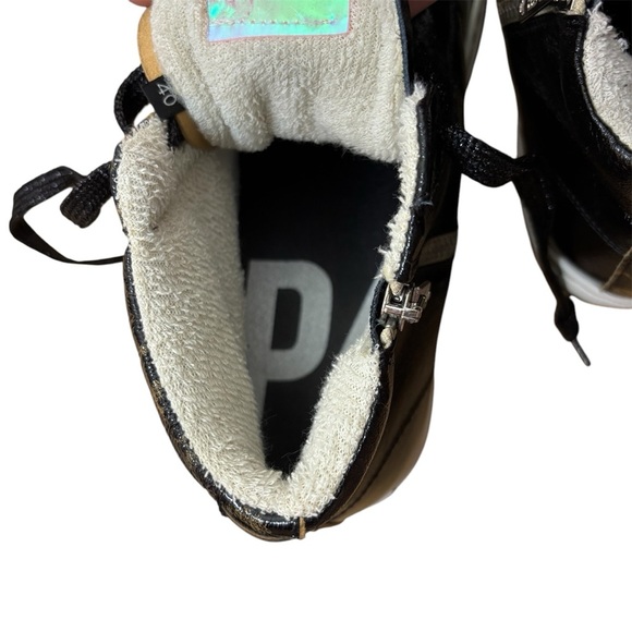 P448 Star 2.0 High Top Sneakers Tortoise & Black Patent Size EU 40/US 9.5-10 - Picture 2 of 8